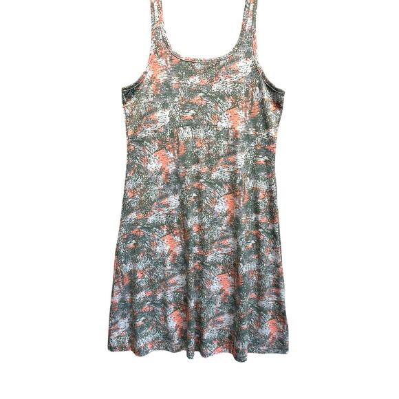 NWOT Columbia PFG Omni-Freeze Advanced Cooling Tank Dress S Green Orange - Picture 1 of 9